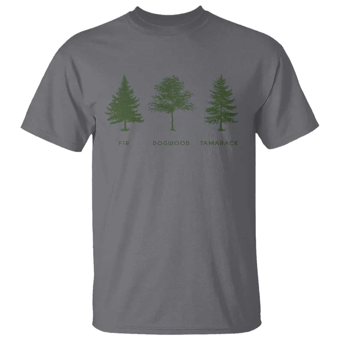 Subtle FDT T Shirt Nature Tee National Park TS10 Charcoal Print Your Wear