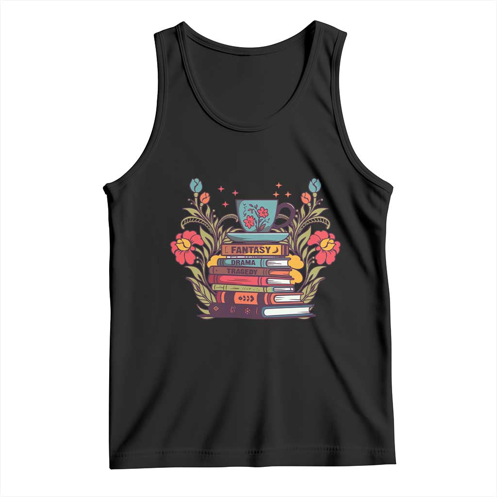 Subtle FDT Tank Top Fantasy Drama Tragedy Book Lover TS02 Black Print Your Wear