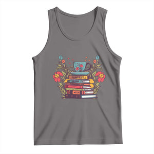 Subtle FDT Tank Top Fantasy Drama Tragedy Book Lover TS02 Deep Heather Print Your Wear