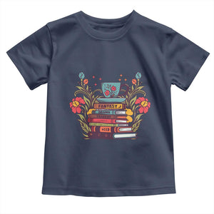 Subtle FDT Toddler T Shirt Fantasy Drama Tragedy Book Lover TS02 Navy Print Your Wear