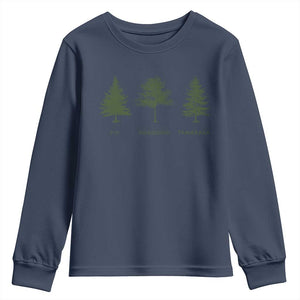 Subtle FDT Youth Sweatshirt Nature Tee National Park TS10 Navy Print Your Wear