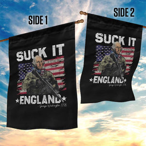 Suck It England Funny 4th of July George Washington 1776 Garden Flag TS10 Print Your Wear