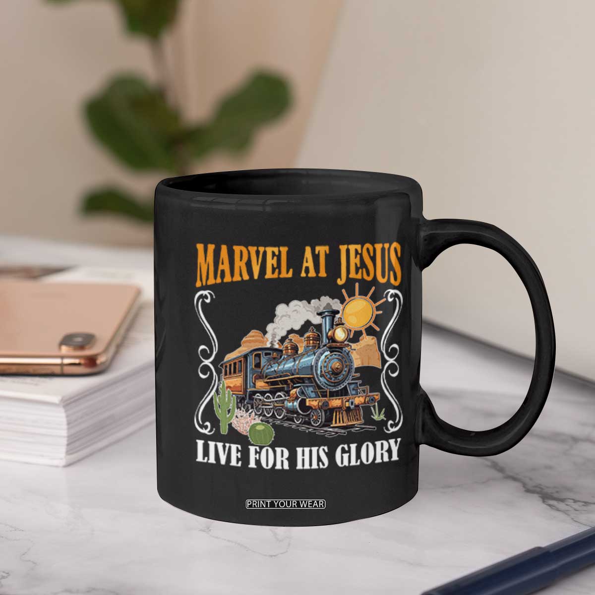 Summer VBS 2025 Coffee Mug Marvel at Jesus Live for His Glory Christian Bible Camp TS02 Print Your Wear