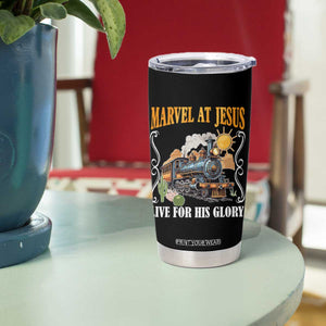 Summer VBS 2025 Tumbler Cup Marvel at Jesus Live for His Glory Christian Bible Camp TS02 Print Your Wear