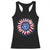 Sunflower American Flag Racerback Tank Top Floral USA 4th of July Merica TS10 Black Print Your Wear