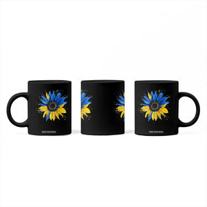Sunflower Ukraine Flag Coffee Mug Patriot Patriotic Ukraine Ukrainian National Flag TS10 Print Your Wear
