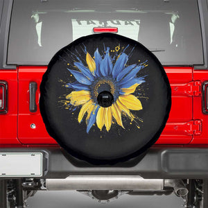 Sunflower Ukraine Flag Spare Tire Cover Patriot Patriotic Ukraine Ukrainian National Flag TS10 Black Print Your Wear