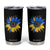 Sunflower Ukraine Flag Tumbler Cup Patriot Patriotic Ukraine Ukrainian National Flag TS10 Black Print Your Wear