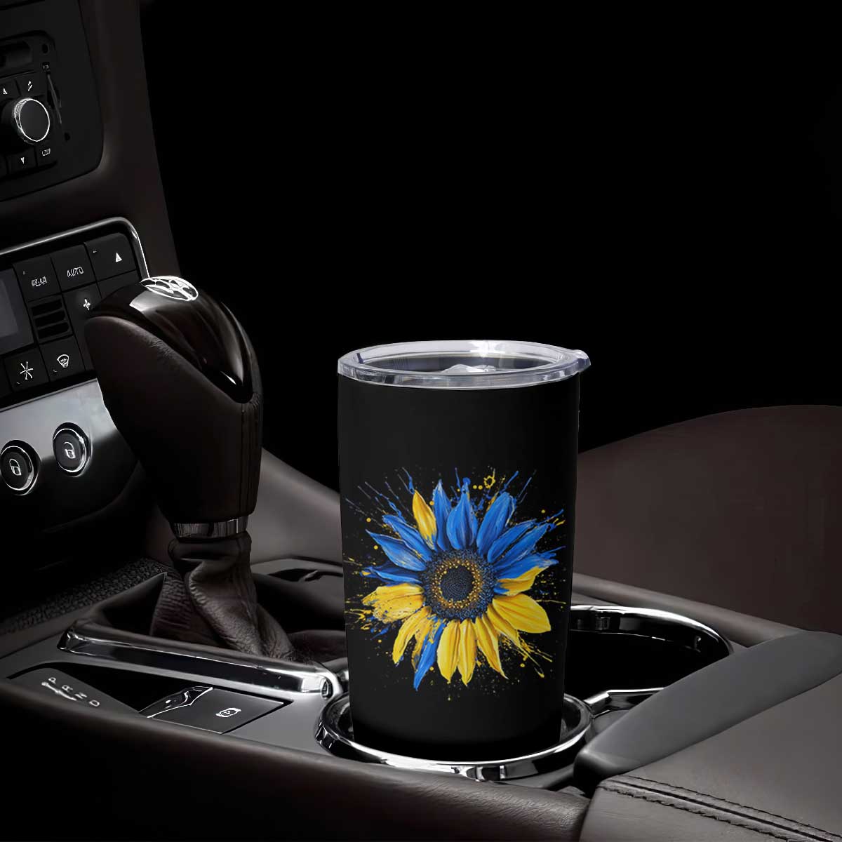 Sunflower Ukraine Flag Tumbler Cup Patriot Patriotic Ukraine Ukrainian National Flag TS10 Print Your Wear