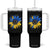 Sunflower Ukraine Flag Tumbler With Handle Patriot Patriotic Ukraine Ukrainian National Flag TS10 One Size: 40 oz Black Print Your Wear