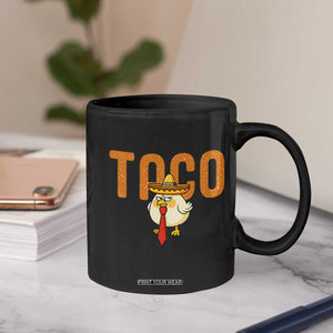 TACO Chicken in Sombrero Coffee Mug Funny Mexican Food TS02 Print Your Wear