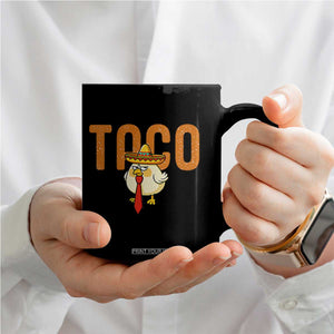 TACO Chicken in Sombrero Coffee Mug Funny Mexican Food TS02 Print Your Wear