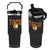 TACO Chicken in Sombrero Flip Straw Tumbler Funny Mexican Food TS02 One Size: 30 oz Black Print Your Wear