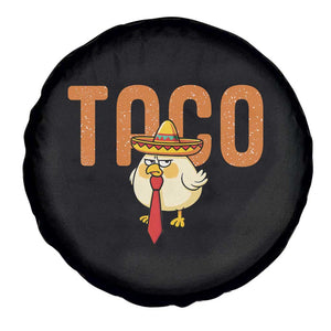 TACO Chicken in Sombrero Spare Tire Cover Funny Mexican Food TS02 Print Your Wear