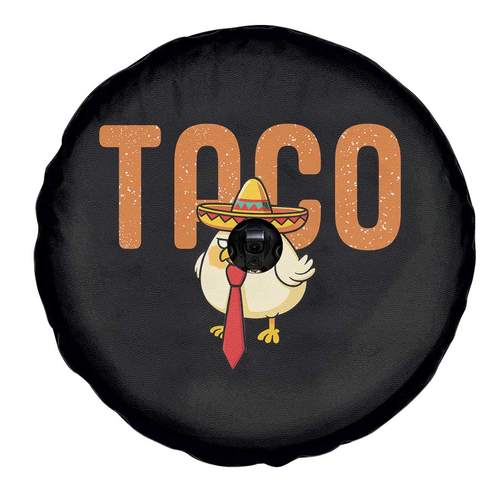 TACO Chicken in Sombrero Spare Tire Cover Funny Mexican Food TS02 Print Your Wear
