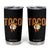 TACO Chicken in Sombrero Tumbler Cup Funny Mexican Food TS02 Black Print Your Wear