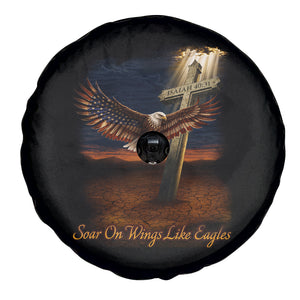 Soar On Wings Like Eagles Christian Faith Spare Tire Cover Isaiah 40:31 Bible Verse TS11 Print Your Wear