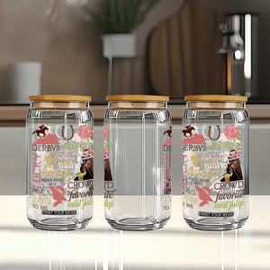 Talk Derby To Me Glass Can Horse Riders Ky Racing Day TS02 Print Your Wear