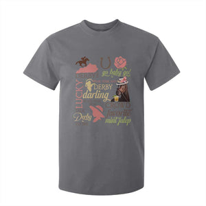 Talk Derby To Me T Shirt For Kid Horse Riders Ky Racing Day TS02 Charcoal Print Your Wear