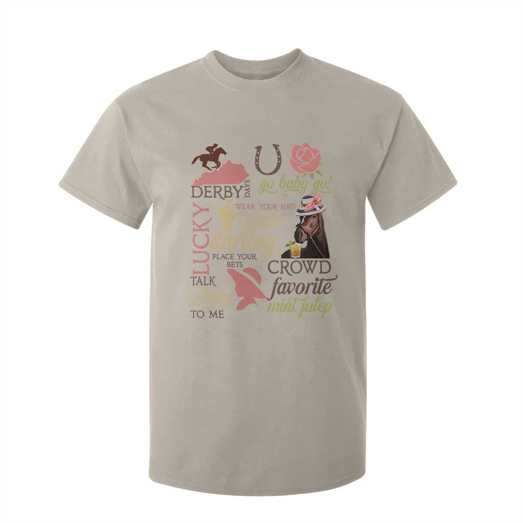 Talk Derby To Me T Shirt For Kid Horse Riders Ky Racing Day TS02 Sand Print Your Wear