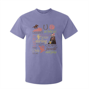 Talk Derby To Me T Shirt For Kid Horse Riders Ky Racing Day TS02 Violet Print Your Wear