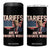 Tariffs Are My Favorite Word 4 in 1 Can Cooler Tumbler Trump 2025 Patriotic American Flag Map Vintage TS02 One Size: 16 oz Black Print Your Wear