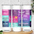 Teacher Life Skinny Tumbler Teaching Appreciation Colorful School Supplies Gift For Educator TB02 Print Your Wear