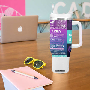 Teacher Life Tumbler With Handle Teaching Appreciation Colorful School Supplies Gift For Educator TB02 Print Your Wear
