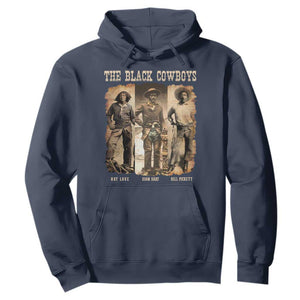 The Black Cowboys Nat Love Isom Dart Bill Pickett Hoodie African American Cowboy TS11 Navy Print Your Wear