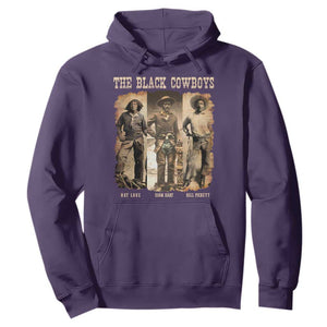 The Black Cowboys Nat Love Isom Dart Bill Pickett Hoodie African American Cowboy TS11 Purple Print Your Wear