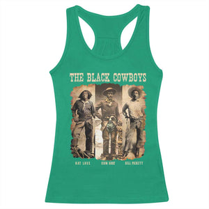 The Black Cowboys Nat Love Isom Dart Bill Pickett Racerback Tank Top African American Cowboy TS11 Irish Green Print Your Wear