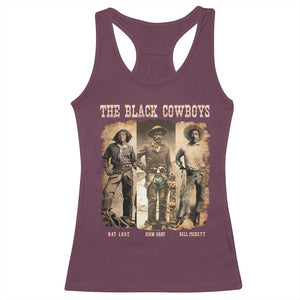 The Black Cowboys Nat Love Isom Dart Bill Pickett Racerback Tank Top African American Cowboy TS11 Maroon Print Your Wear