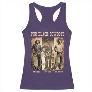 The Black Cowboys Nat Love Isom Dart Bill Pickett Racerback Tank Top African American Cowboy TS11 Purple Print Your Wear