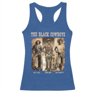 The Black Cowboys Nat Love Isom Dart Bill Pickett Racerback Tank Top African American Cowboy TS11 Royal Blue Print Your Wear