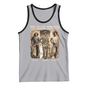 The Black Cowboys Nat Love Isom Dart Bill Pickett Tank Top African American Cowboy TS11 Athletic Heather Black Print Your Wear