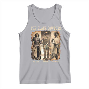 The Black Cowboys Nat Love Isom Dart Bill Pickett Tank Top African American Cowboy TS11 Athletic Heather Print Your Wear