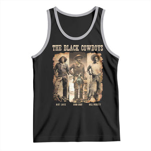 The Black Cowboys Nat Love Isom Dart Bill Pickett Tank Top African American Cowboy TS11 Black Athletic Heather Print Your Wear