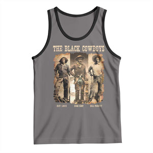 The Black Cowboys Nat Love Isom Dart Bill Pickett Tank Top African American Cowboy TS11 Deep Heather Black Print Your Wear