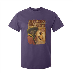 The Bulldogger Bill Pickett T Shirt For Kid Texan Rodeo Legend TS11 Purple Print Your Wear