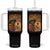 The Bulldogger Bill Pickett Tumbler With Handle Texan Rodeo Legend TS11 One Size: 40 oz Black Print Your Wear