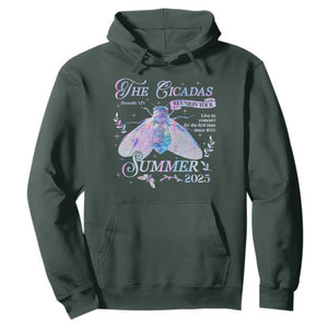 The Cicadas Brood XIV Reunion Tour Summer 2025 Hoodie Live In Concert For The First Time Since 1634 TS11 Dark Forest Green Print Your Wear