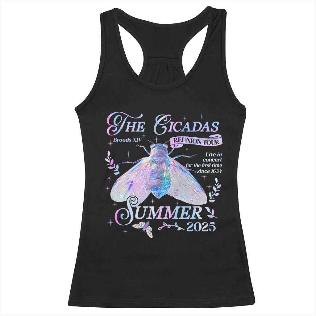 The Cicadas Brood XIV Reunion Tour Summer 2025 Racerback Tank Top Live In Concert For The First Time Since 1634 TS11 Black Print Your Wear