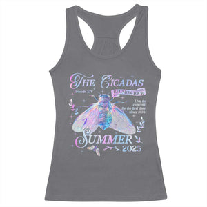 The Cicadas Brood XIV Reunion Tour Summer 2025 Racerback Tank Top Live In Concert For The First Time Since 1634 TS11 Charcoal Print Your Wear