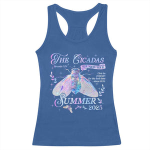 The Cicadas Brood XIV Reunion Tour Summer 2025 Racerback Tank Top Live In Concert For The First Time Since 1634 TS11 Royal Blue Print Your Wear