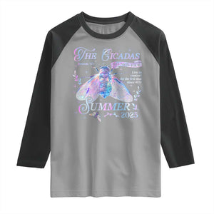 The Cicadas Brood XIV Reunion Tour Summer 2025 Raglan Shirt Live In Concert For The First Time Since 1634 TS11 Sport Gray Black Print Your Wear