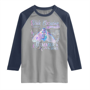The Cicadas Brood XIV Reunion Tour Summer 2025 Raglan Shirt Live In Concert For The First Time Since 1634 TS11 Sport Gray Navy Print Your Wear