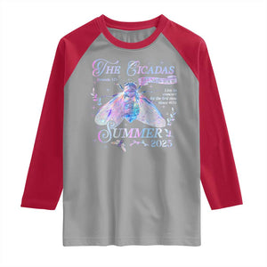 The Cicadas Brood XIV Reunion Tour Summer 2025 Raglan Shirt Live In Concert For The First Time Since 1634 TS11 Sport Gray Red Print Your Wear
