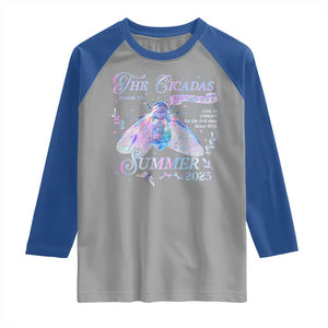 The Cicadas Brood XIV Reunion Tour Summer 2025 Raglan Shirt Live In Concert For The First Time Since 1634 TS11 Sport Gray Royal Print Your Wear