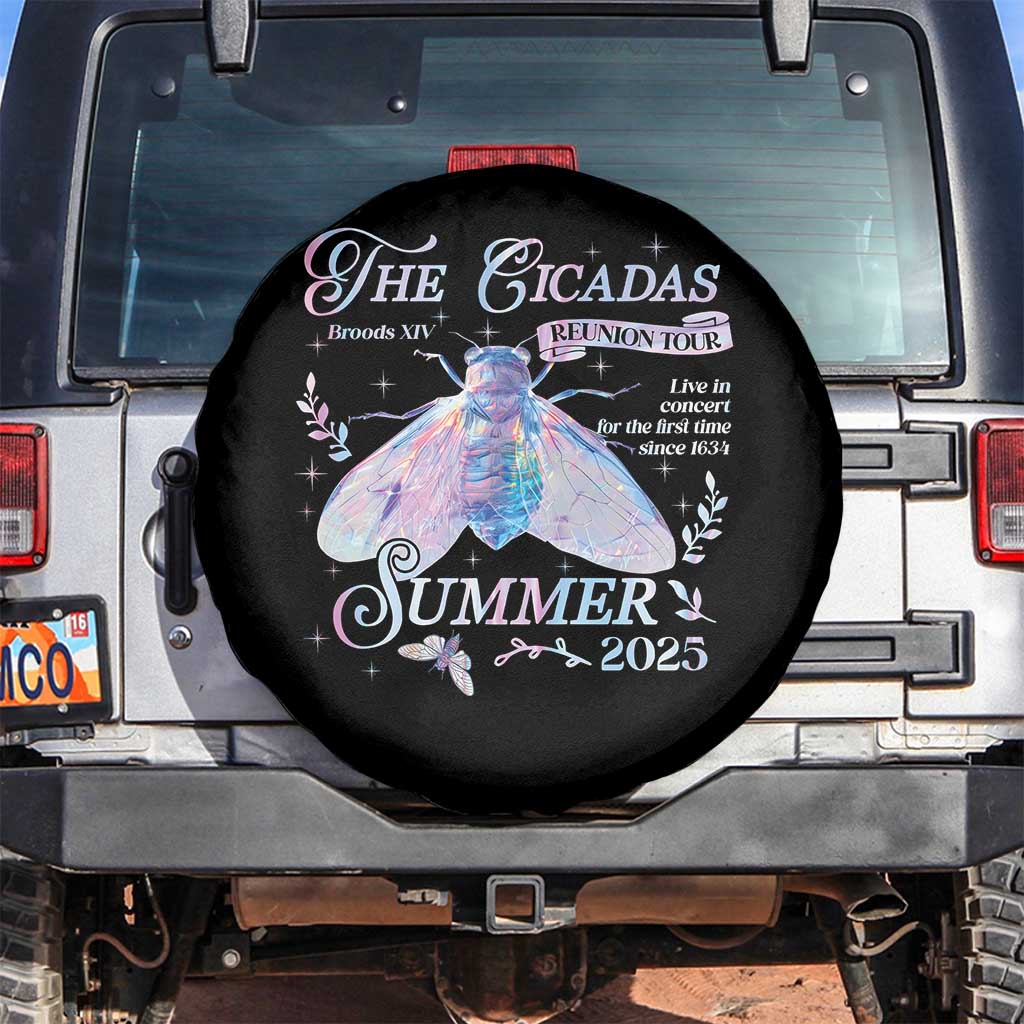 The Cicadas Brood XIV Reunion Tour Summer 2025 Spare Tire Cover Live In Concert For The First Time Since 1634 TS11 No hole Black Print Your Wear