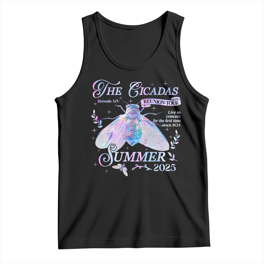 The Cicadas Brood XIV Reunion Tour Summer 2025 Tank Top Live In Concert For The First Time Since 1634 TS11 Black Print Your Wear